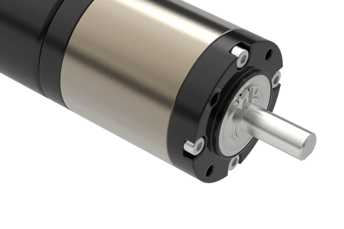 BLDC planetary gear motor output shaft and gearbox flange