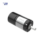 DM-36PBL3630 36mm brushless planetary gear motor, 12V/24V, output shaft view, white background