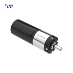 DM-36PBL3657 36mm brushless planetary gear motor, 12V/24V, output shaft view, white background