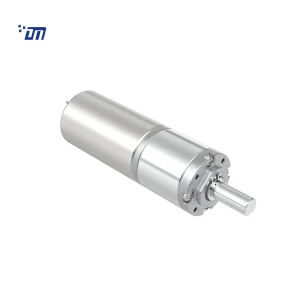 DongMing DM-22PM2238 compact DC planetary gear motor used for robotic lawn mower blade height adjustment
